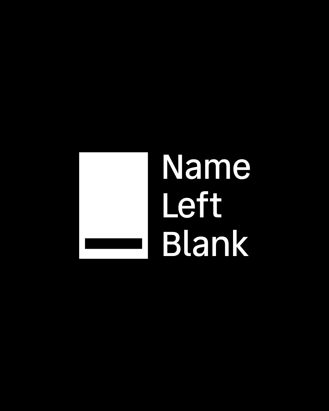 Name Left Blank – identyfikacja wizualna